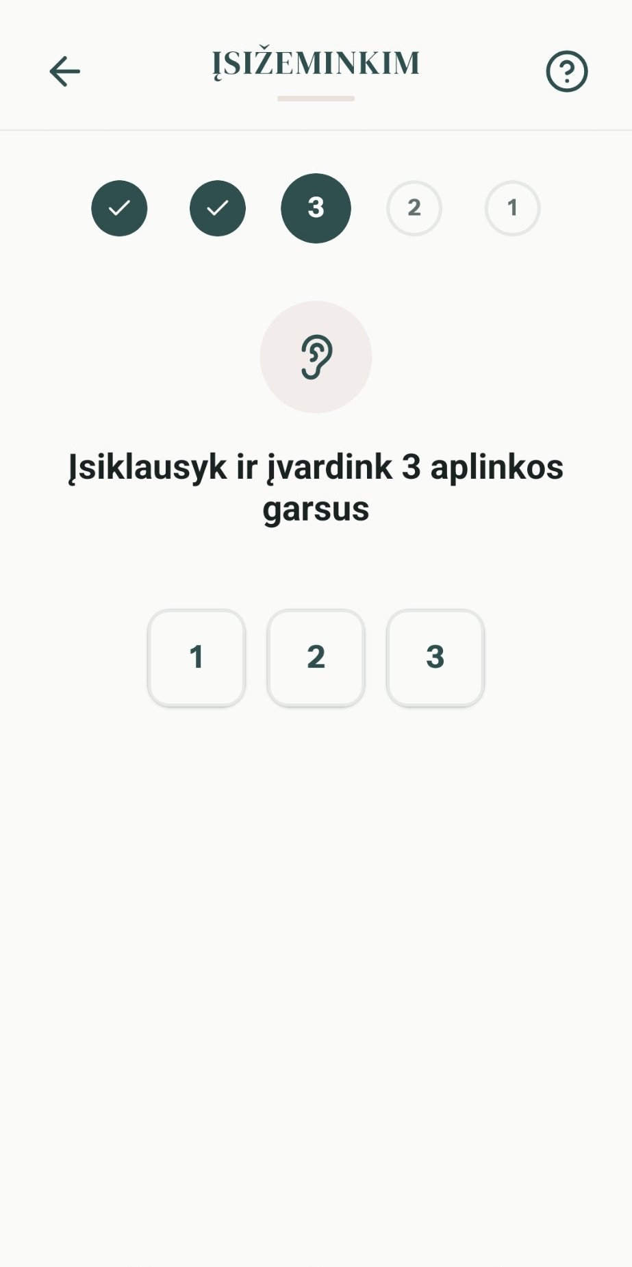 Įsižeminimo pratimas